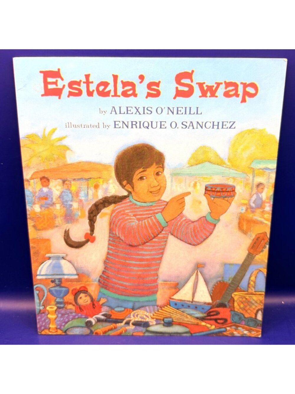 Estela’s Swap Alexis O’Neill Enrique Sanchez PB Book Multicultural Latino Kids
